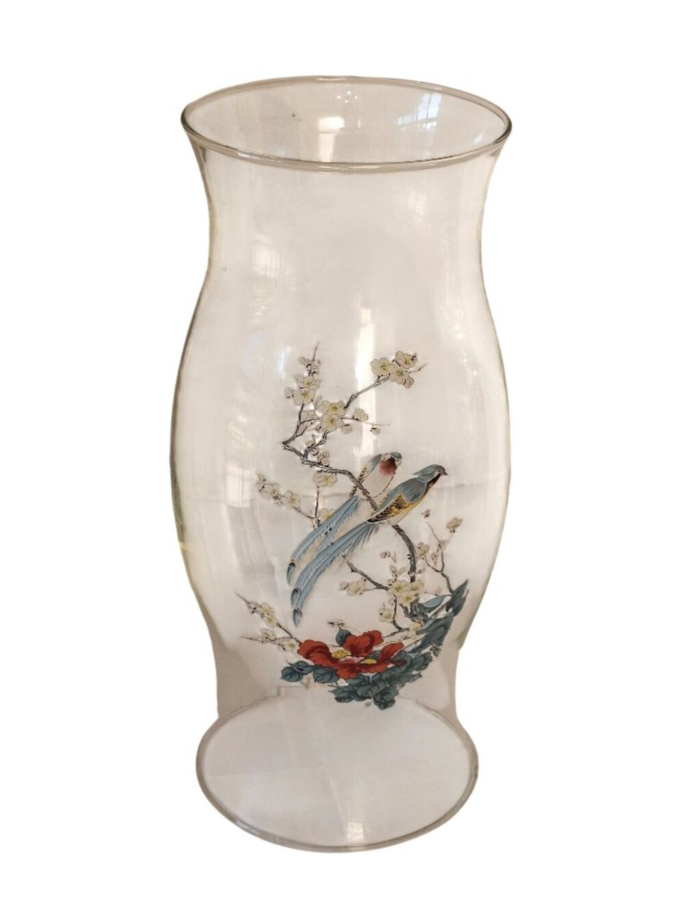 Oriental Hurricane Candle Lamp Shade Chimney 11.5" hourglass globe centerpiece